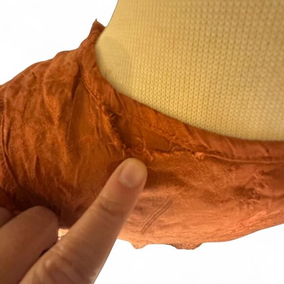 Natural Life Rose Boho Festival Mini Dress Rust Size Small - Picture 4 of 8